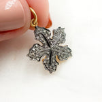 Load image into Gallery viewer, DC442. Diamond Sterling Silver Leaf Pendant
