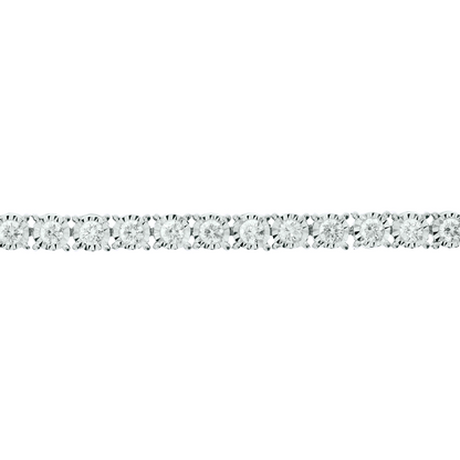 Gold Diamond Tennis Bracelet
