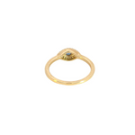 Load image into Gallery viewer, 14k Solid Gold Diamond and Blue Sapphire Eye Ring. RFB17775BS
