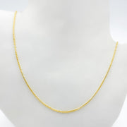 030KV0934000. 14k Solid Yellow Gold Venetian Box Link Chain