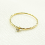 Load image into Gallery viewer, 14K Solid Gold Diamond Ring. ZGG684
