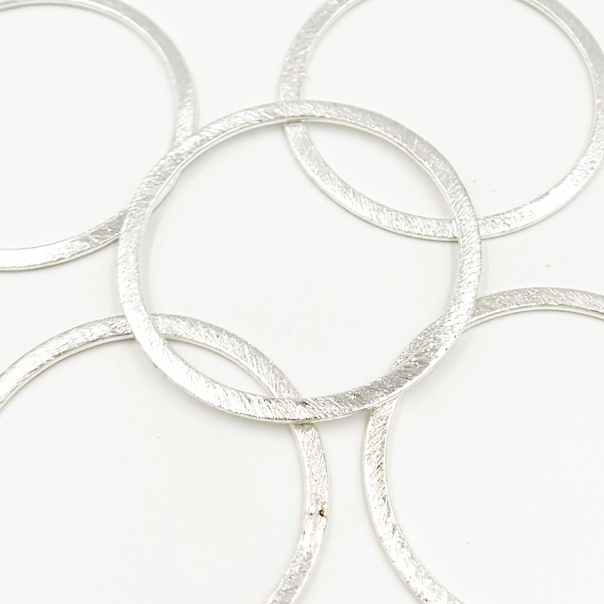 Buy White Sterling Silver Ring Connector