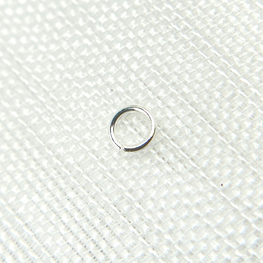 925 Sterling White Silver Open Jump Ring 28 Gauge 3mm. MFT030DE28SS