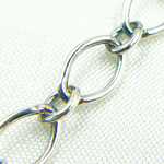 Load image into Gallery viewer, Oxidized 925 Sterling Silver Short &amp; Long Link. V98OX
