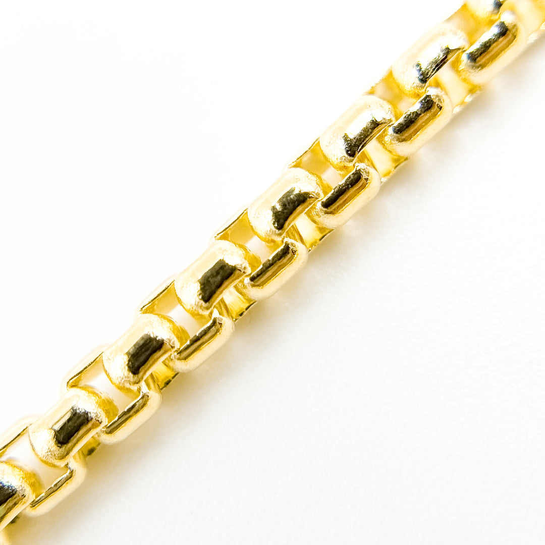 135KV0934000. 14k Solid Yellow Gold Venetian Box Link Chain