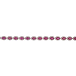 Load image into Gallery viewer, CB974045X3. 14K Solid Gold Diamond and Gemstone Oval Bracelet