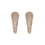Load image into Gallery viewer, 14k Solid Gold Diamond Horn Studs Earrings