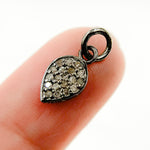 Load image into Gallery viewer, DC969. Diamond Sterling Silver Drop Charm
