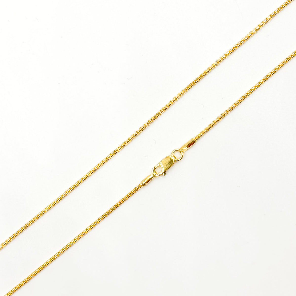 030KV0934000. 14k Solid Yellow Gold Venetian Box Link Chain