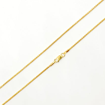 030KV0934000. 14k Solid Yellow Gold Venetian Box Link Chain