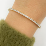 Load image into Gallery viewer, BNP68311. 14K Solid Gold Diamond Bangle