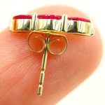 Load image into Gallery viewer, EFF51815RU. 14k Solid Gold Ruby Studs
