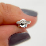 Load image into Gallery viewer, ER421062. 14K Solid Gold Diamond Bar Studs
