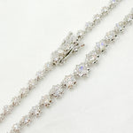 Load image into Gallery viewer, 14K Solid White Gold Diamond Necklace. NFS70576
