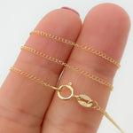 Load image into Gallery viewer, 022GLLG18K. 18K Solid Gold Cable Necklace
