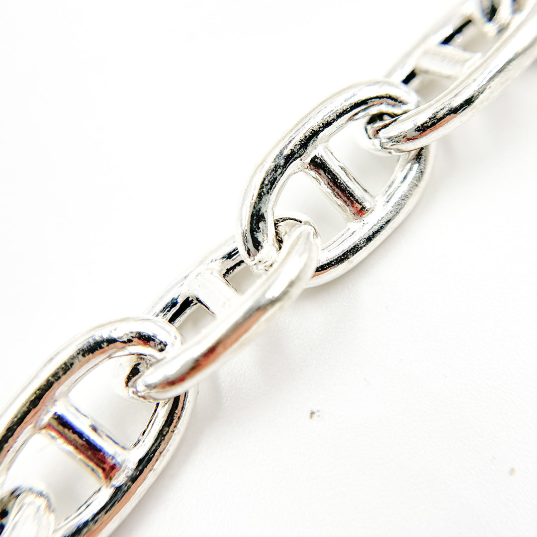 Y84SS. Sterling Silver Smooth Marina Chain