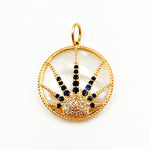 Load image into Gallery viewer, Buy 14K Gold Sun Pendants
