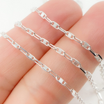 Load image into Gallery viewer, 925 Sterling Silver Oval &amp; Mariner Link Chain. Z108SS
