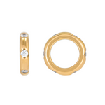 Load image into Gallery viewer, CMA00102. 14K Solid Gold Diamond Ring Charm
