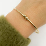 Load image into Gallery viewer, BNZ68617. 14K Solid Gold Bangle