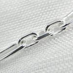 Load image into Gallery viewer, 925 Sterling Silver Flat Short and Long Paperclip Necklace. Z47SSNecklace

