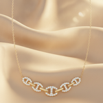 Load image into Gallery viewer, NT404258. 14K Solid Gold Diamond Fancy Necklace
