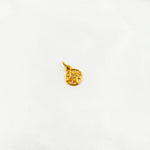 Load image into Gallery viewer, 14K Solid Gold Diamonds Circle Star Charm. GDP260
