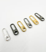 Load image into Gallery viewer, 925 Sterling Silver Gold Plated Clasp 26x8 mm. 266GP
