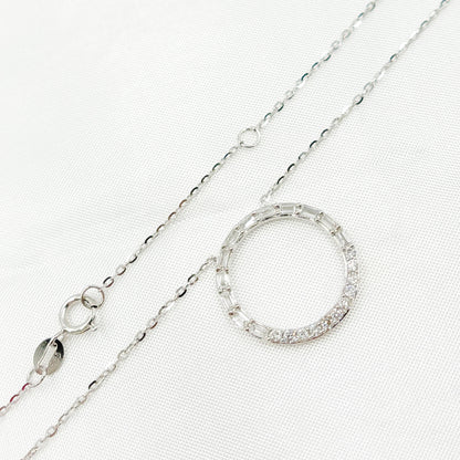 NT402333. 14K Solid Gold Diamond Necklace