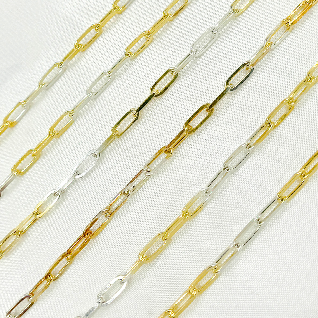 Buy Now Gold Plated Sterling Silver Flat Paperclip