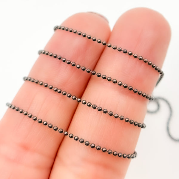 Sterling Silver Diamond Cut Ball Chain
