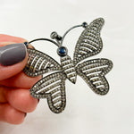 Load image into Gallery viewer, DP141. Diamond Sterling Silver Butterfly Pendant
