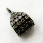 Load image into Gallery viewer, DC463. Diamond Sterling Silver Drop Bail
