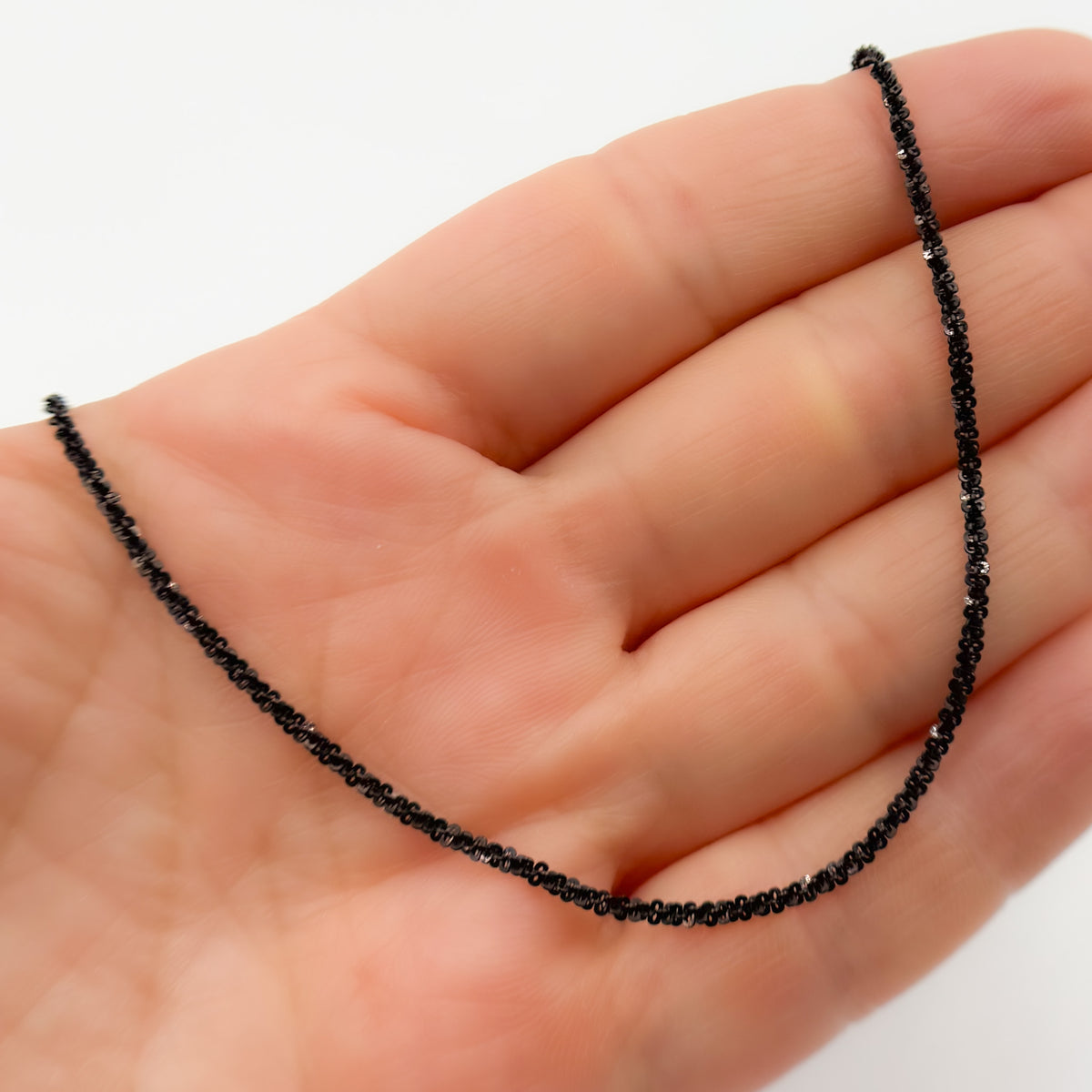Black Rhodium Sterling Silver Finish Necklace