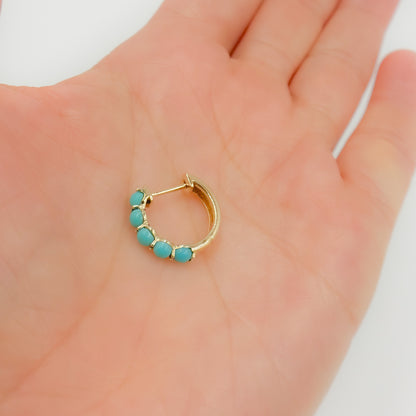 14K Solid Gold Hoops