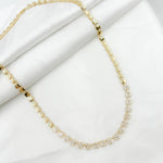 Load image into Gallery viewer, 14K Solid Gold Diamond Squares Necklace. NFP71428
