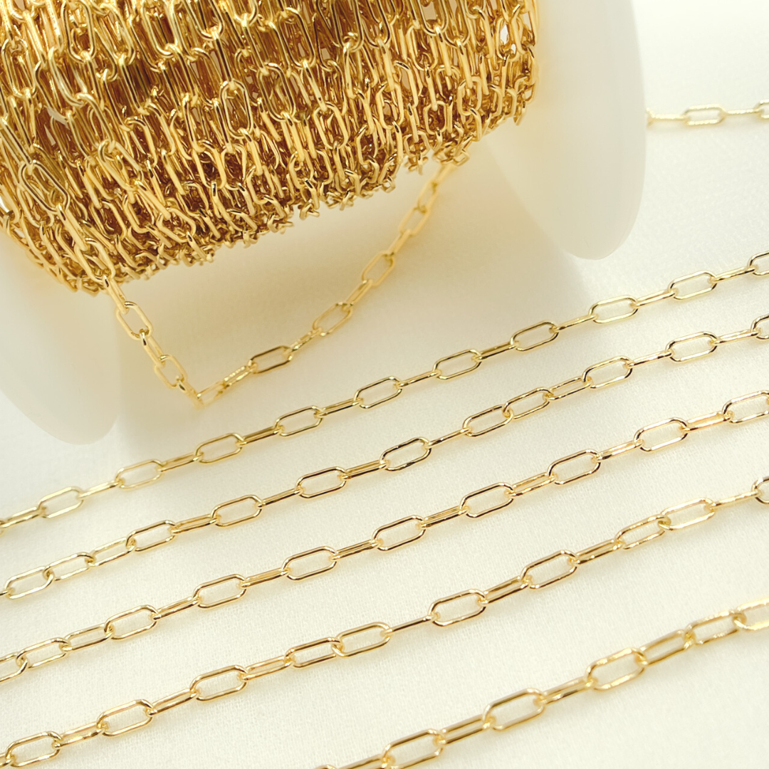 2505GF. 14k Gold Filled Paperclip Chain