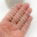 Load image into Gallery viewer, Y125DCSS. Sterling Silver Oval Diamond Cut Link Chain
