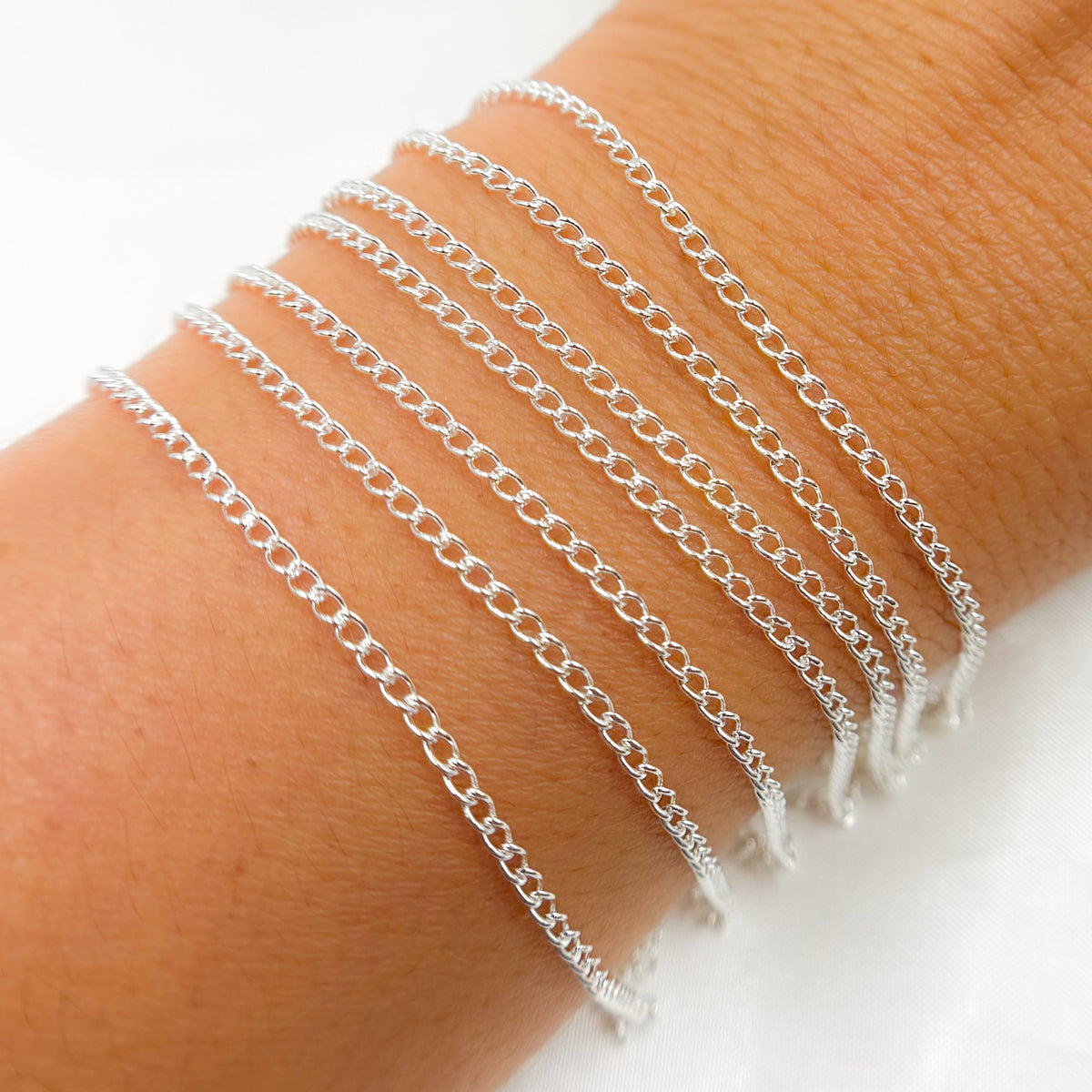 White solid chain
