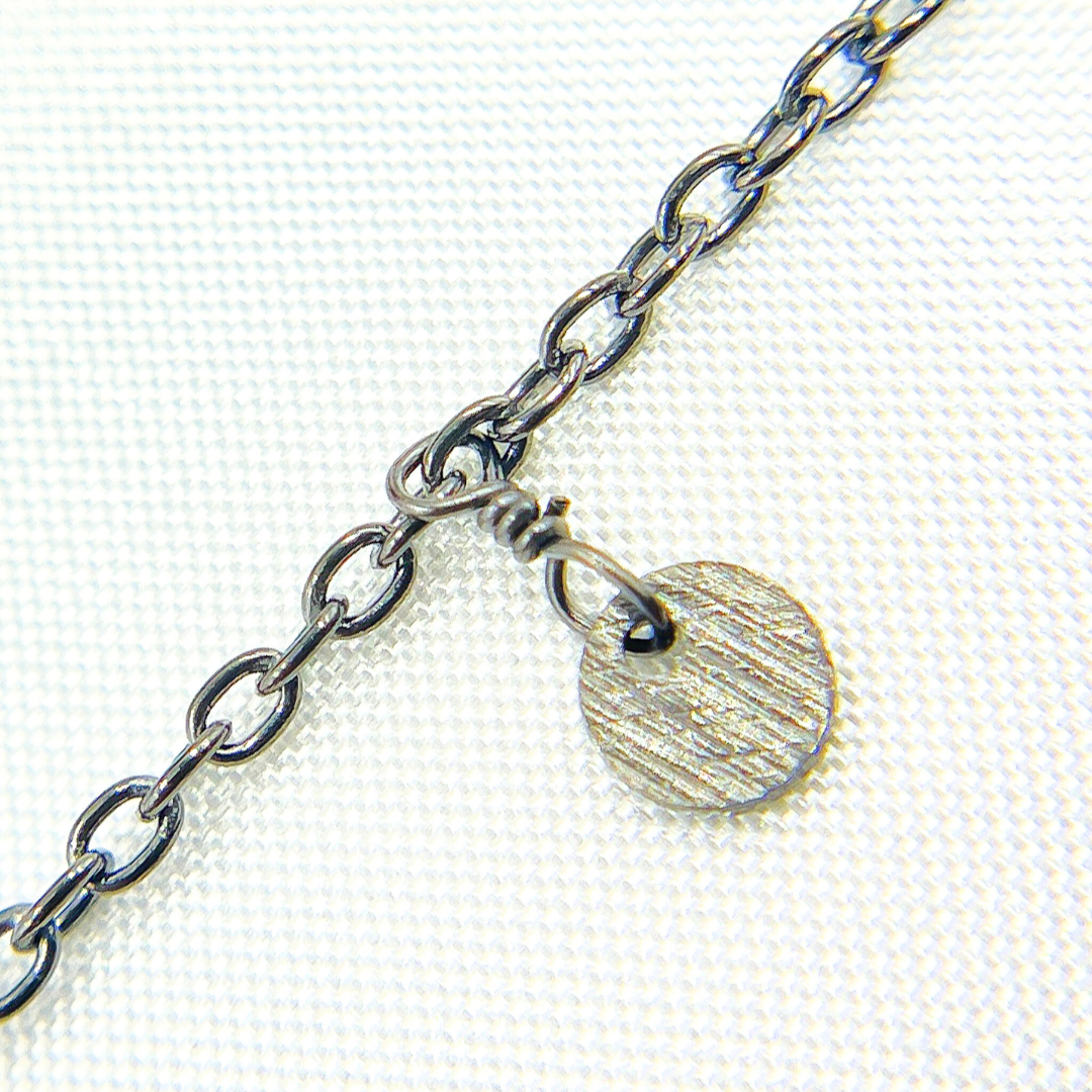 Disc Shape 4mm Dangle Wire Chain. 311D