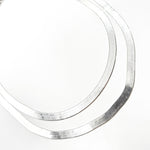 Load image into Gallery viewer, Shop Sterling Silver 5.5mm Herringbone Necklace
