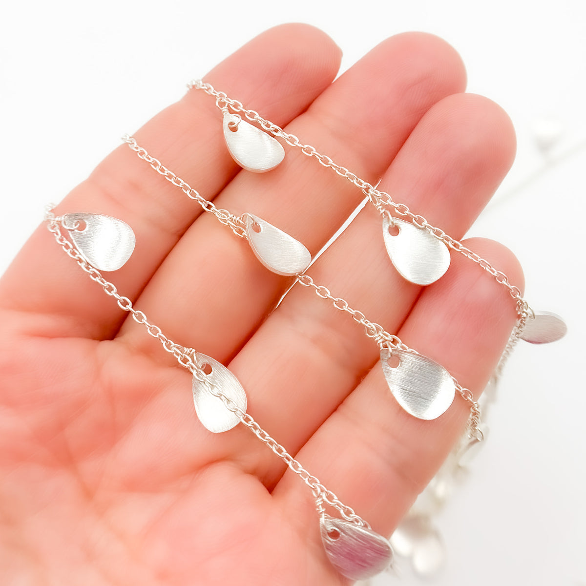 Silver Drop Wire Chain