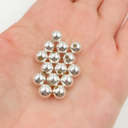 0925SB70H18L. 7MM Sterling Silver Seamless Beads