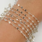 Z54SS. Sterling Silver Flat Marina Link Chain