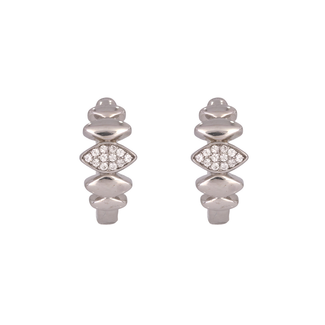 White Gold Diamond Earrings