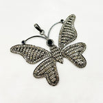 Load image into Gallery viewer, DP141. Diamond Sterling Silver Butterfly Pendant
