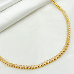 Load image into Gallery viewer, 14K Solid Gold Diamond Drop Necklace. NFS71108
