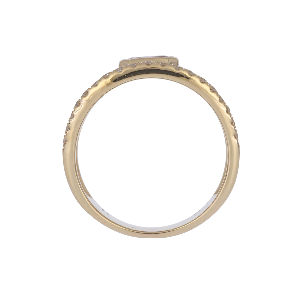 CR97487-6X4. 14K Solid Gold Diamond and Gemstone Ring
