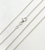 Load image into Gallery viewer, 12Necklace. Sterling Silver 1 mm Round Link
