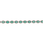 Load image into Gallery viewer, CB974045X3. 14K Solid Gold Diamond and Gemstone Oval Bracelet
